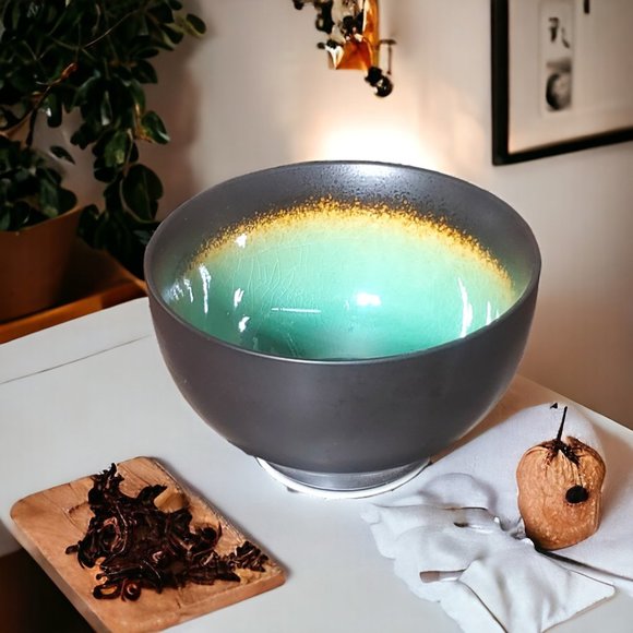 Gibson Designs Soup/Cereal Bowl - Ocean Paradise Jade - Picture 6 of 6